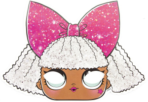 Маска LOL Кукла бумажная