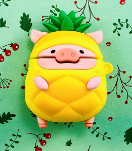 Чехол силиконовый Поросенок для AirPods