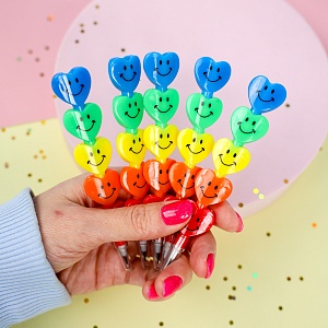 Карандаш 5 в 1 "Сердце"