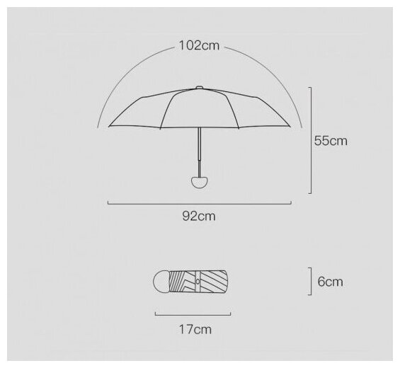 Зонт Xiaomi Zuotou Fashionable Umbrella