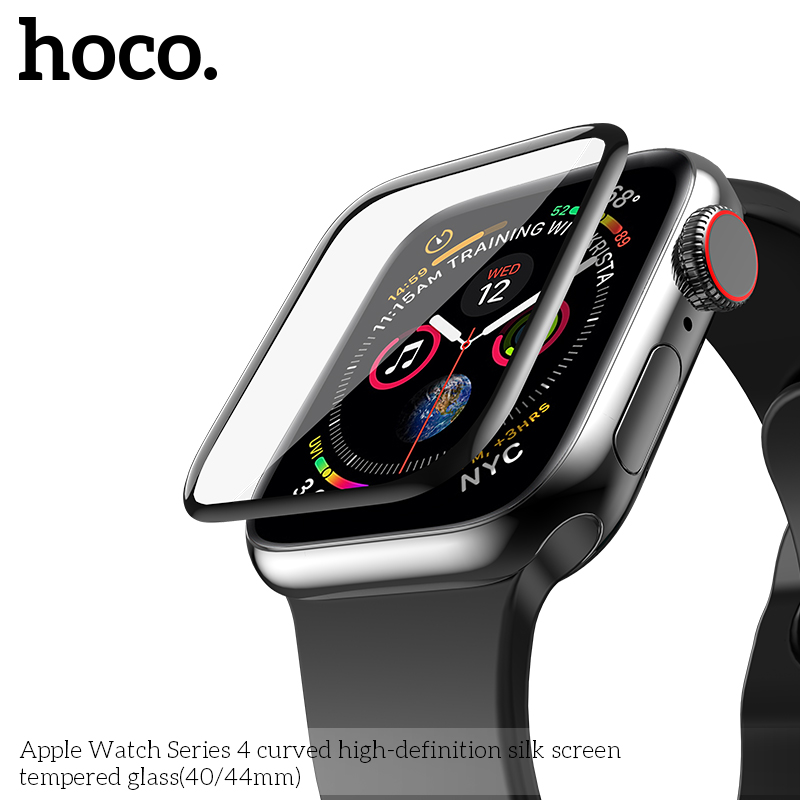 Защитное стекло Hoco curved high-definition silk screen tempered glass 44mm для Apple Watch