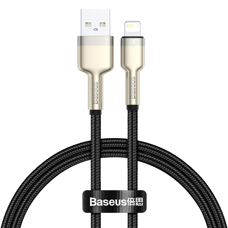 Кабель Baseus Cafule Series Metal Data USB - Lightning 1м 2.4A