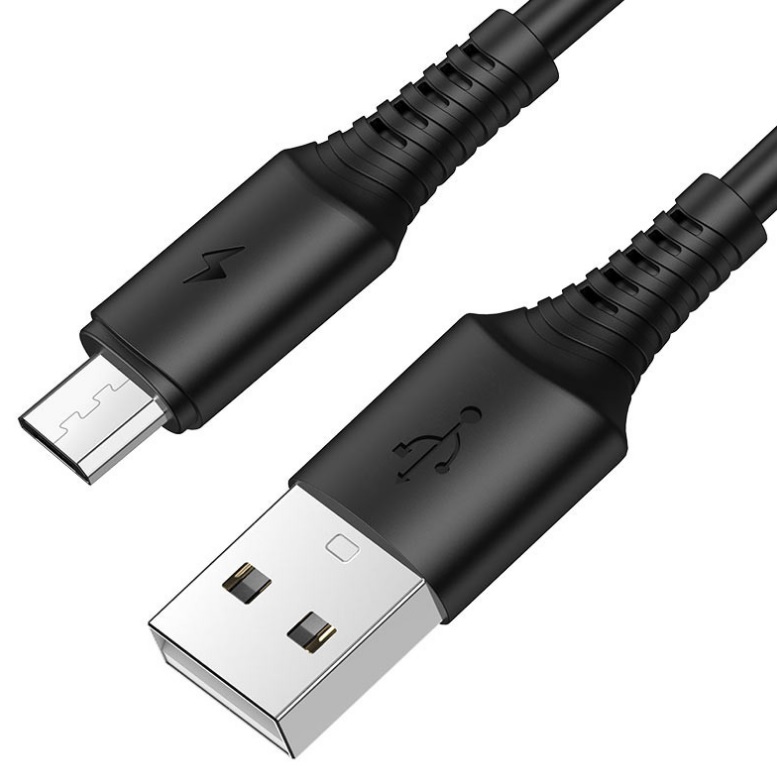 Кабель Borofone BX47 USB 2.4A для micro USB 1м (Черный)