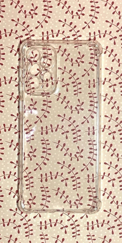 Прозрачный силиконовый чехол с полной защитой камеры с усиленными углами для Samsung A73