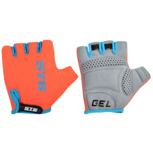 Велоперчатки STG  AL-03-325 Х74365 оранжево/черные 