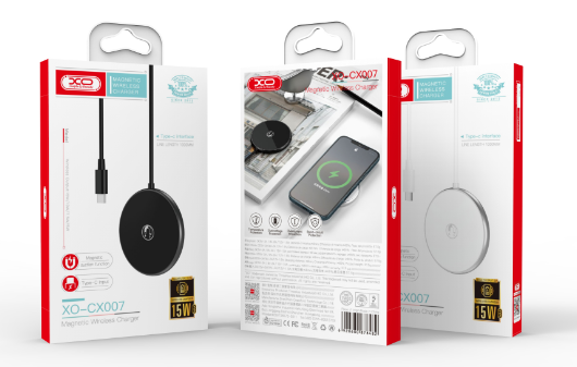 Магнитное зарядное устройство XO CX008 15W