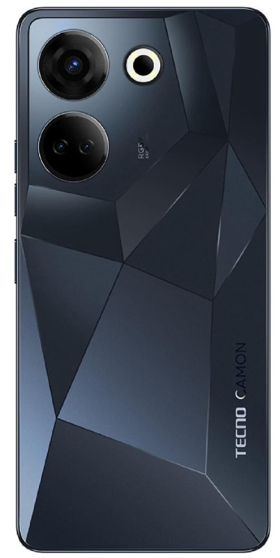 Смартфон Tecno Camon 20 Pro 8Gb/256Gb Predawn Black (Черный)