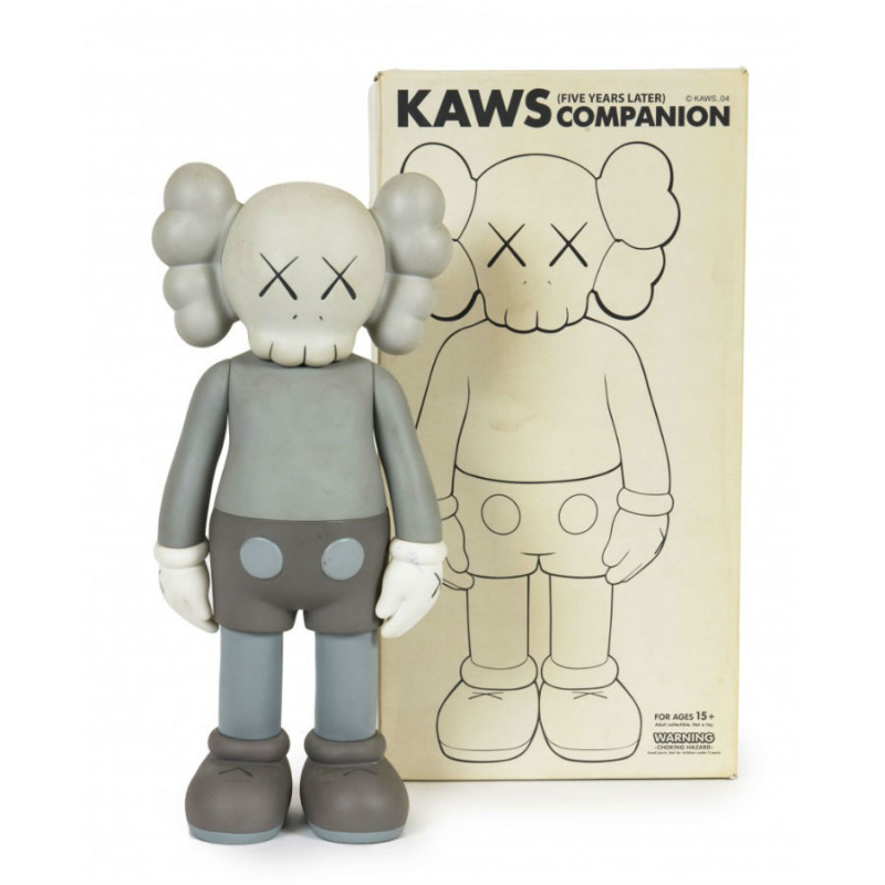 Коллекционная игрушка Kaws Companion grey 20см