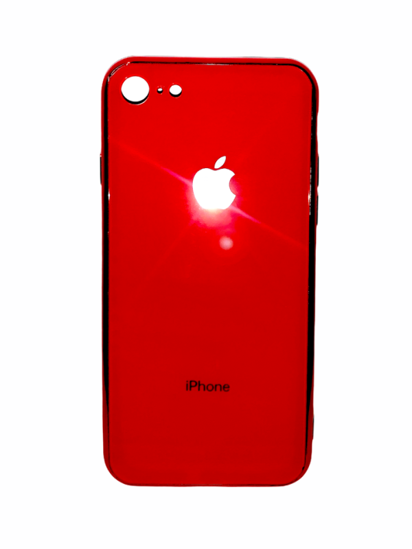 Накладка зеркальная по краям силикон  для iPhone 7/8/SE