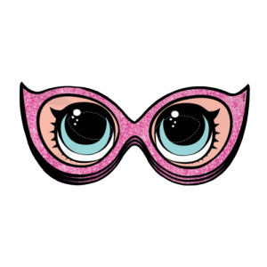 Маска LOL очки бумажная