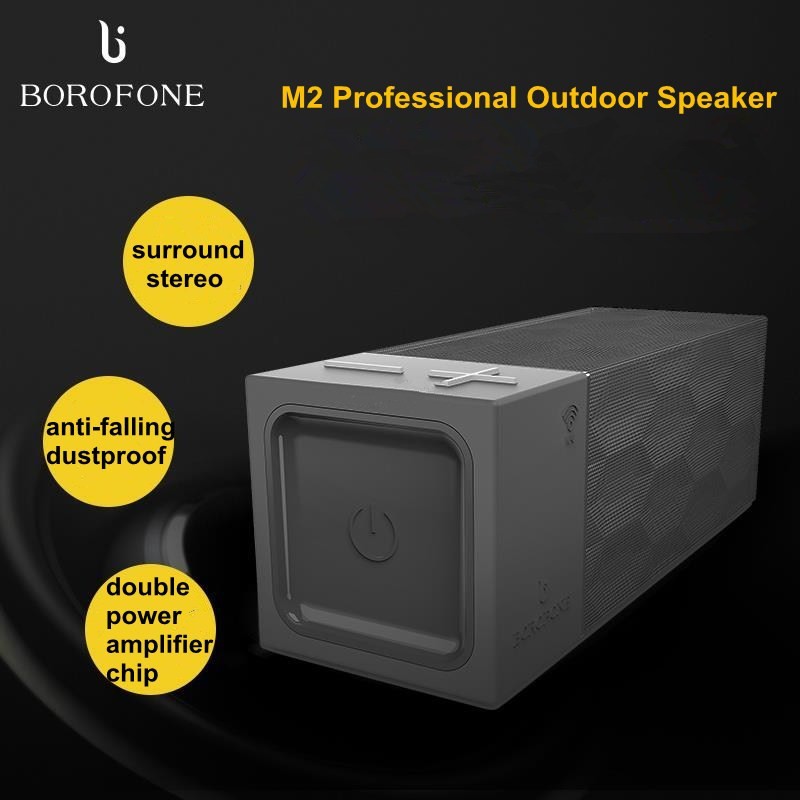 Портативная колонка Borofone M2 Bluetooth, черная