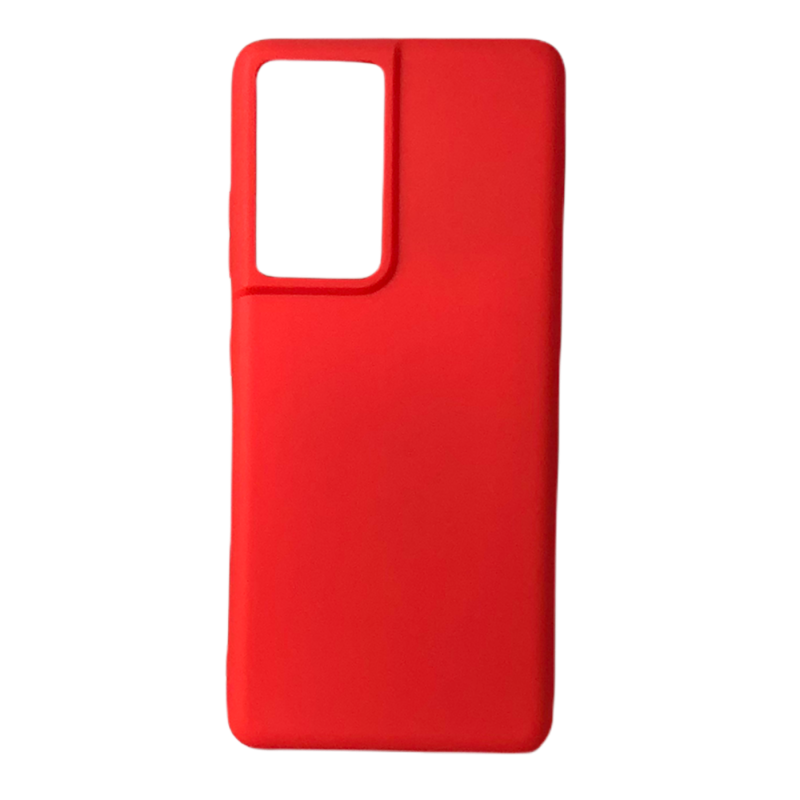 Накладка силиконовая Soft Touch для Samsung S21 Ultra